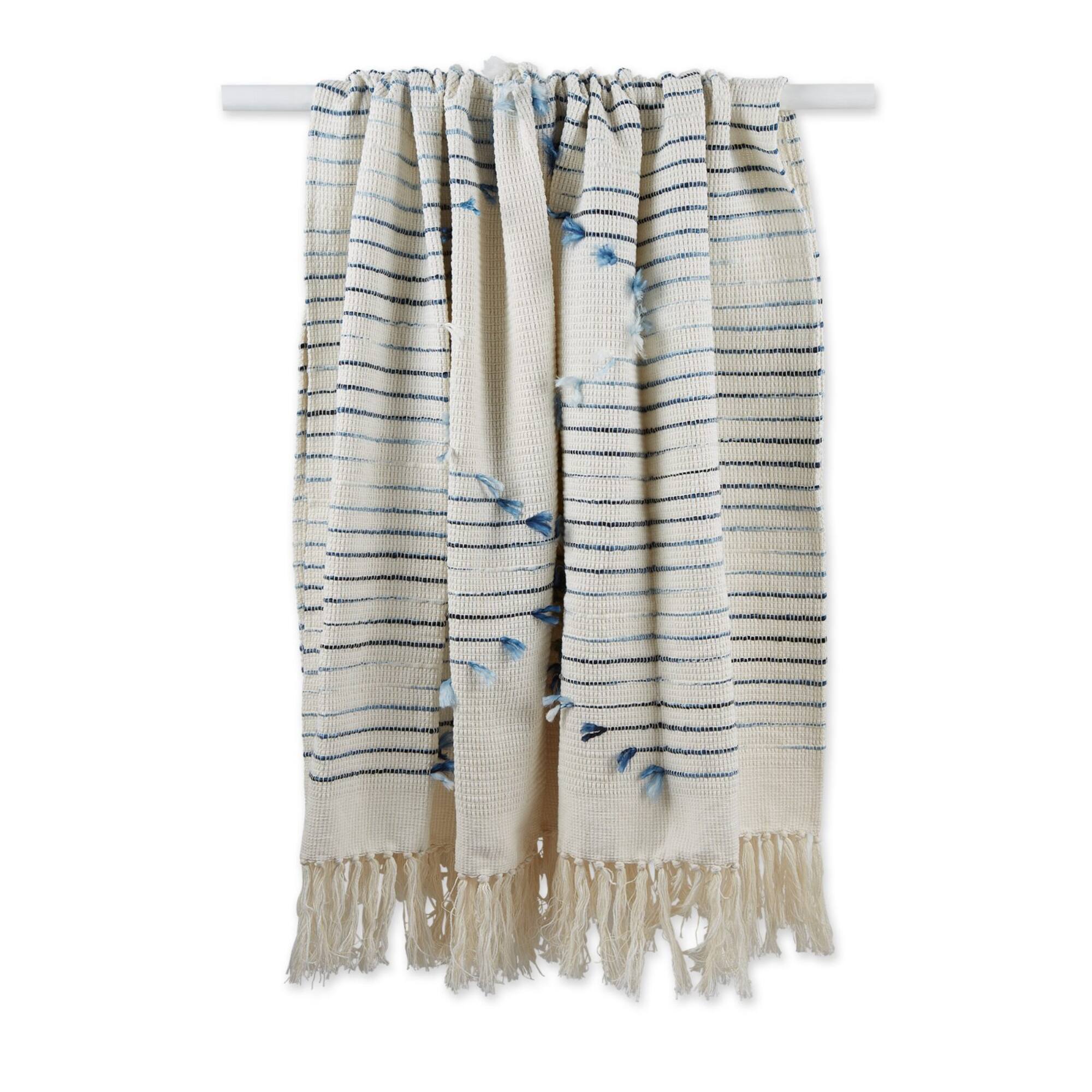 DII® French Blue Diamond Cut Throw